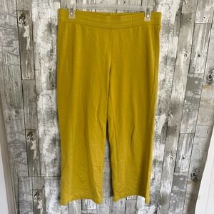 J. Jill cotton pull on pants yellow S